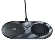 Incarcator Wireless Baseus Simple 2 in 1 Transparent Black