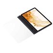 Housse d'origine pour tablette Samsung Galaxy Tab S8 Note View Cover 11 pouces noir