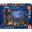Puzzle Schmidt - Thomas Kinkade: The Beauty and the Beast, Dancing in the Moonlight, 1000 piese