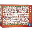Puzzle Eurographics - Chats de vacances, 1000 pièces