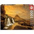 Puzzle Educa - Wasserfall Kirkjufellsfoss, Island, 1000 Teile