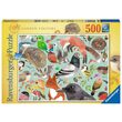 Puzzle 500 Teile Ravensburger - Besucher im Garten