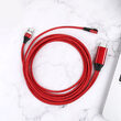 Kabel HDMI naar Lightning en USB Mcdodo Plug&Play Rood 2m