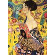 Puzzle 1000 piese Enjoy - Gustav Klimt: Lady with a Fan