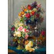 Puzzle 1000 piese Enjoy - Jean Robie Baptiste: Spring Flowers with Chalices, Jean Robie