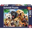 Schmidt - Hunde-Selfie-Puzzle, 500 Teile