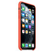 Original iPhone 11 Pro Max Apple Silikonhülle Clementine Orange