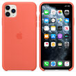 Original iPhone 11 Pro Max Apple Silikonhülle Clementine Orange