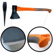 Axe, fiber tail, rubber handle, 1 kg, 12.5x59 cm, Richmann Exclusive