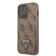 Custodia Guess 4G Saffiano Doppia Scheda per iPhone 13 Pro Marrone