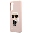 Hülle Samsung Galaxy S21 Plus G996 Karl Lagerfeld Silikon Ikonik Pink