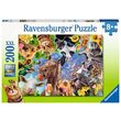 Puzzle Ravensburger - Porträt mit Tieren, 200 Teile XXL