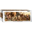 Puzzle panoramico Eurographics - Haruo Takino: Dinosauri, 1000 pezzi