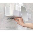 Large support White Shower Cabin - Joseph&amp;Joseph