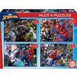 Puzzle Educa - Multi 4 Puzzle Ultimate Spider-Man, 50/80/100/150 pezzi