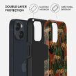 Funda para iPhone 14 Burga de doble capa Morning Commute