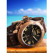Men's watch U-Boat 8486, Quartz, 46mm, 30ATM, Brown