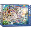Puzzle 2000 Teile - Einhorn-Fantasie