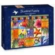 Bluebird Puzzle - Tropical Quilt Mosaic, 1500 pieces