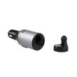 Xenic Black Bluetooth-Headset (mit Dual-USB-Autoladegerät max. 2,1 A und Magnetsteckplatz für