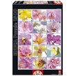 Puzzle Educa - Collage de fleurs, 1500 pièces