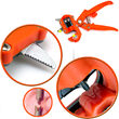 Forbici per innesti alberi da frutto, viti, con ghigliottina, metodo Omega, 21,6 cm, Strend Pro