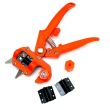Forbici per innesti alberi da frutto, viti, con ghigliottina, metodo Omega, 21,6 cm, Strend Pro