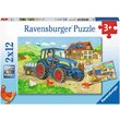 Puzzle Ravensburger - Cantiere, 2x12 pezzi