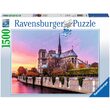 Ravensburger puzzel - Notre Dame schilderij, 1500 stukjes