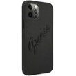 iPhone 12 Pro Max Case Guess Saffiano Vintage Script Black