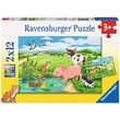 Ravensburger Puzzle - Bauernhoftiere, 2x12 Teile