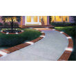 Bordo decorativo, effetto mattone, 2 lampade LED con illuminazione solare, set da 10 pezzi, 2,1 m
