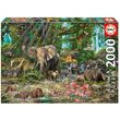 Puzzle Educa - Giungla africana, 2000 pezzi, inclusa colla per puzzle
