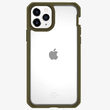 Cover iPhone 11 Pro Max IT Skins Hybrid Solid Kaki & Transparant (antishock)