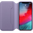 Original iPhone X / XS Apple Leather Folio Case Lilac