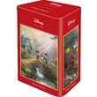 Puzzle 500 pezzi - Thomas Kinkade: Topolino e Minnie, scatola di metallo