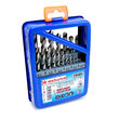 Boren voor metaal, HSS, set van 19 stuks, 1-10 mm, Richmann