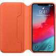 Original iPhone XS Max Apple Leder Folio Sunset Hülle