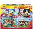 Puzzle Educa - Topolino e Amici, 20/40/60/80 pezzi