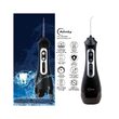Irrigatore orale professionale Alinty AT77, 2000 impulsi, 5 testine, 3 velocità, serbatoio 200ml, ricarica USB, Nero