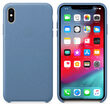 Original iPhone XS Max Apple Lederhülle in Kornblumenform