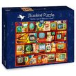 Bluebird Puzzle - A Stewart: Goldenes Zeitalter des Fernsehregals, 1000 Teile