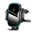 Baseus Auto Light Electric Support mit kabellosem Ladegerät Schwarz