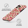 Funda para iPhone 14 Pro Max Burga de doble capa para regalo de la tarde