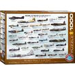 Puzzle Eurographics - Flugzeuge des Zweiten Weltkriegs, 1000 Teile
