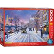 Puzzle Eurographics - Dominic Davison : Le réveillon de Noël à Paris, 1000 pièces