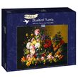 Puzzle 1000 piese - Severin Roesen: Still Life, Flowers and Fruit, 1855