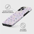 Husa iPhone 14 Pro Burga Dual Layer Wildflower