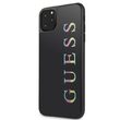 Custodia Guess Glitter Logo per iPhone 11 Pro Max Nera