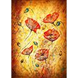 Puzzle 1000 piese Enjoy - Red Poppies Painting